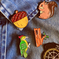 Animal Shaped Alloy Pins for Boys - Fun Holiday Gift