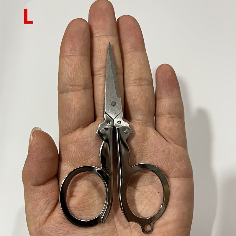 Portable Stainless Steel Scissors for Travel and Emergencies