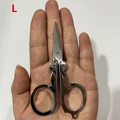 Portable Stainless Steel Scissors for Travel and Emergencies
