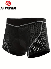 Men's Padded Cycling Shorts for Outdoor Sports
