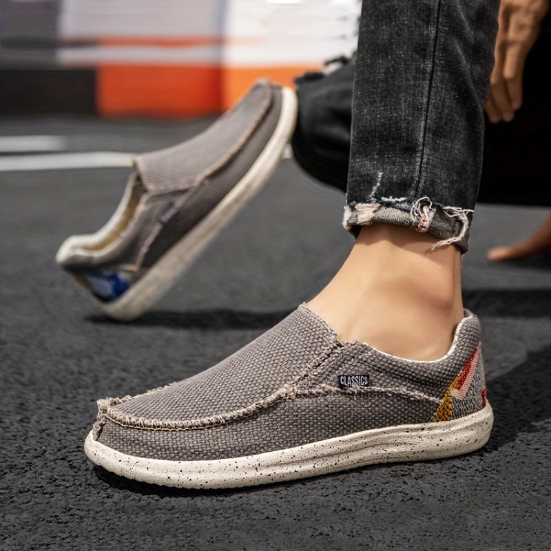 Men's Canvas Slip-On Loafers