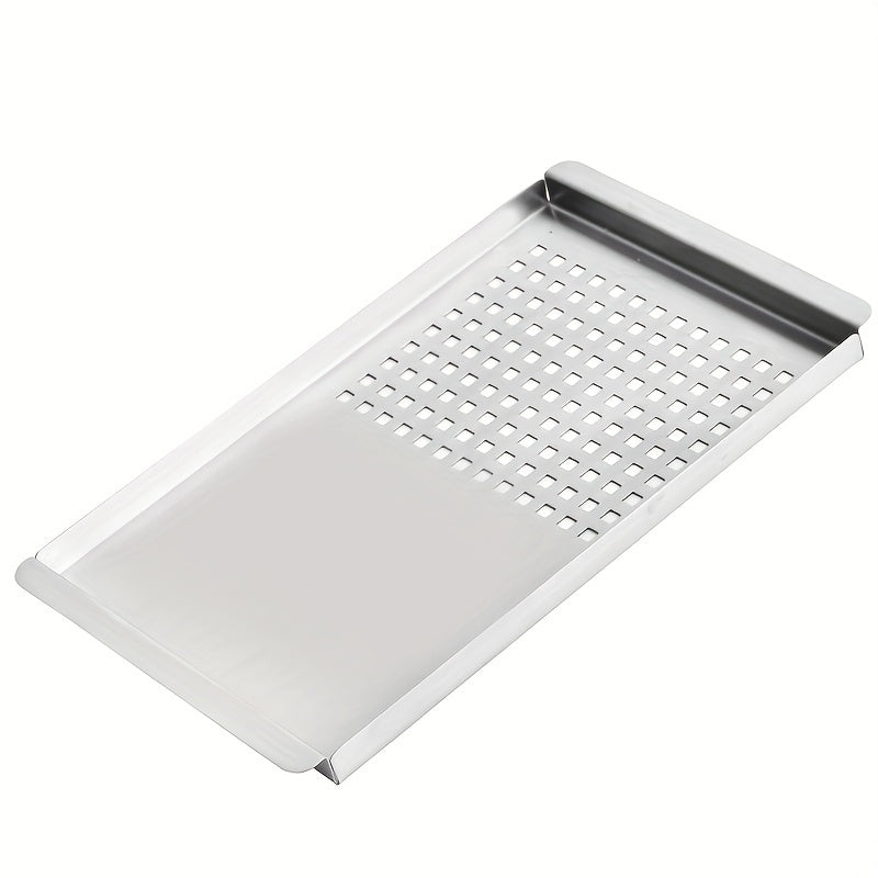 Stainless Steel Non-stick BBQ Plate Portable Outdoor BBQ Accessories