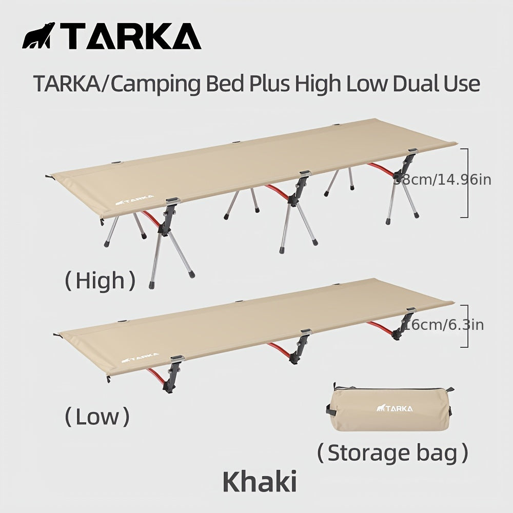 TARKA Portable Folding Bed Lightweight Single Bed For Travel Camping