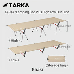 TARKA Portable Folding Bed Lightweight Single Bed For Travel Camping