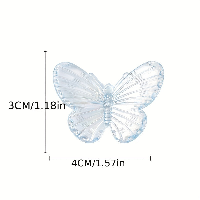 3pcs Holographic Butterfly Hair Clip for Women