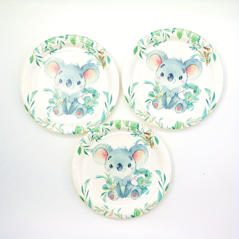 Koala 1st Birthday Party Supplies Jungle Animal Decorations