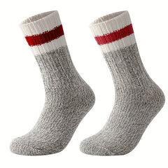 Striped Crew Socks Mid Tube Women's Stockings