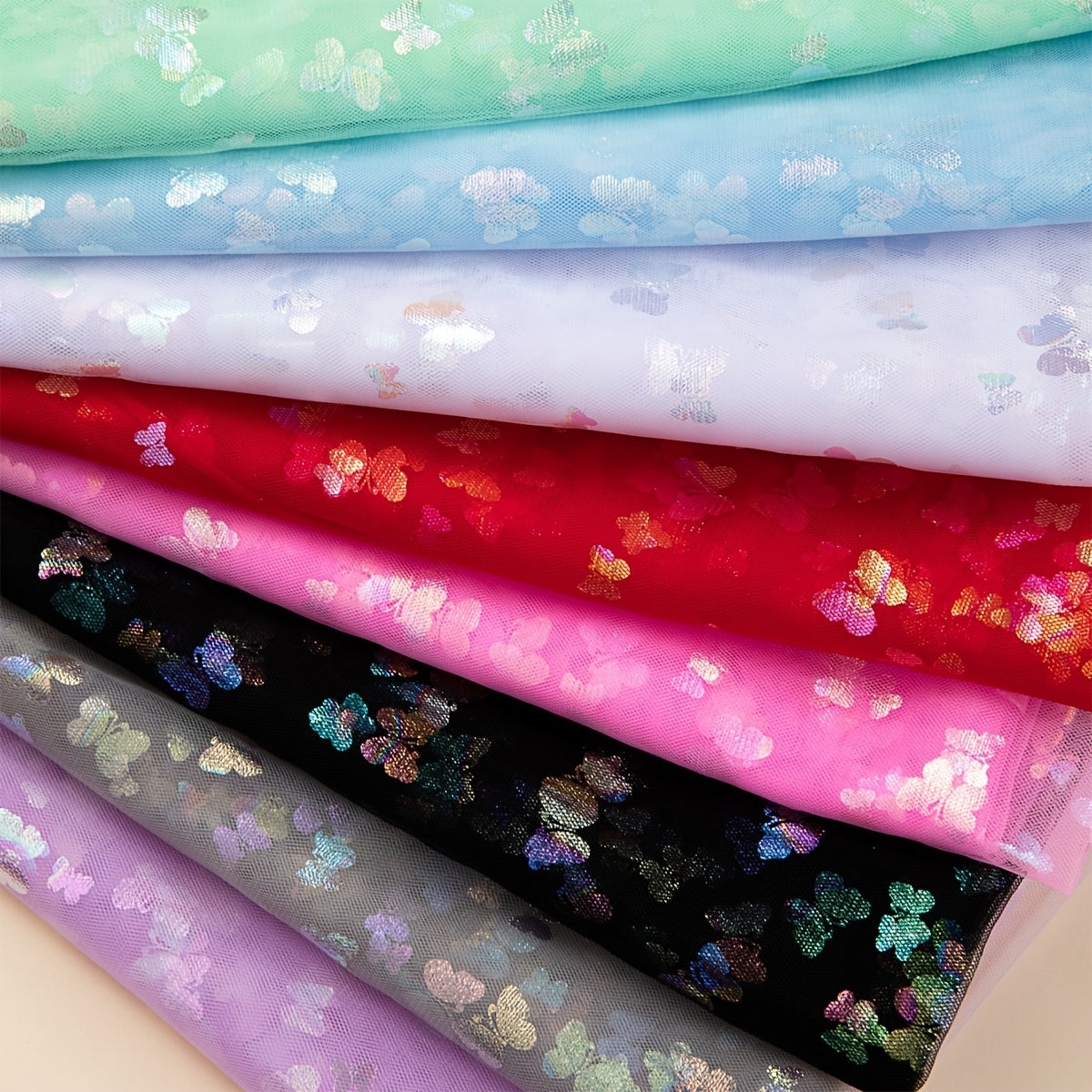 8pcs Laser Butterfly Lace Applique DIY Wedding Craft Skirt Curtains Backgrounds