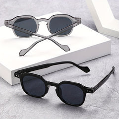 Square Sunglasses Steampunk Rivet Decor Anti Glare UV400