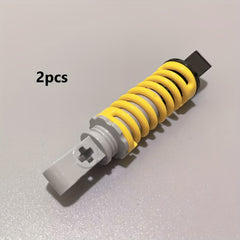 2pcs Motorcycle Suspension Arm Spring DIY Building Block Toy