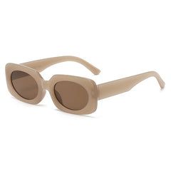 Colorful Frame Rectangle Sunglasses UV400 Protection