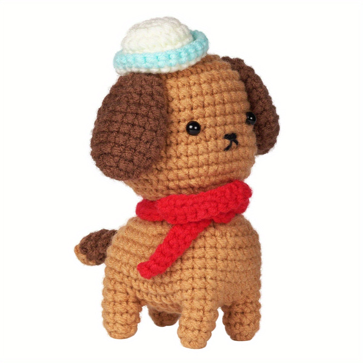 DIY Crochet Puppy Kit with English Instruction Book