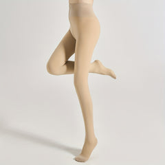 Warm Fuzzy Thermal Pantyhose Solid Slim Leggings