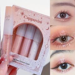 Liquid Eyeshadow Stick Sequin Glitter Pearly Finish Mermaid Teardrop Makeup