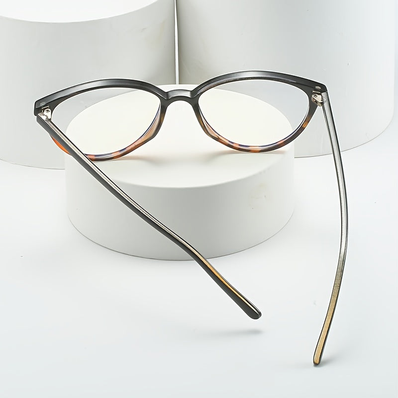 Cat Eye Tortoiseshell Light Blocking Glasses