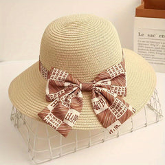 Wide Brim UV Protection Straw Sun Hat for Women