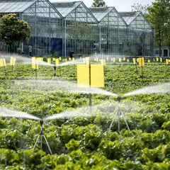 360 Degree Rotating Tripod Sprinkler for Large Yard Garden Lawn