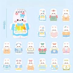 Cartoon Mini Desk Calendar Countdown Decoration Monthly Calendar
