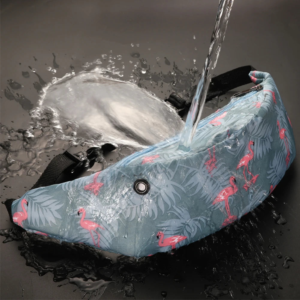 3D Colorful Waist Bag Pillow-shaped Women's Pockets Hip Belt Bag