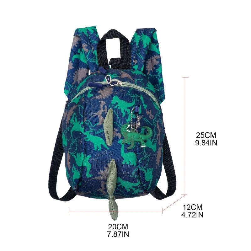 3D Dinosaur Kindergarten School Bag for Kids