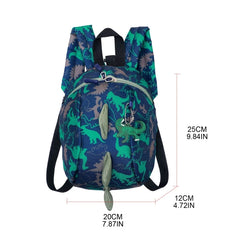 3D Kids School Bags Kindergarten Student Children Backpack Cartoon Dinosaur