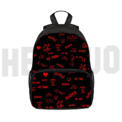 Lil Peep Backpack Waterproof Funny School Bag 16 Inch