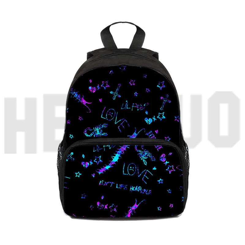 Lil Peep Backpack Waterproof Funny School Bag 16 Inch