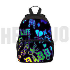 Lil Peep Backpack Waterproof Funny School Bag 16 Inch