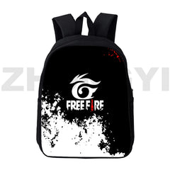 3D Printed Fire Garena Game Backpacks 12/16 Inch Anime School Bags