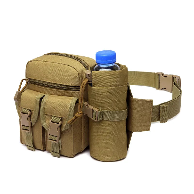 3Pcs Outdoor Waist Bag Set Waterproof Molle Camouflage Hiking Pack
