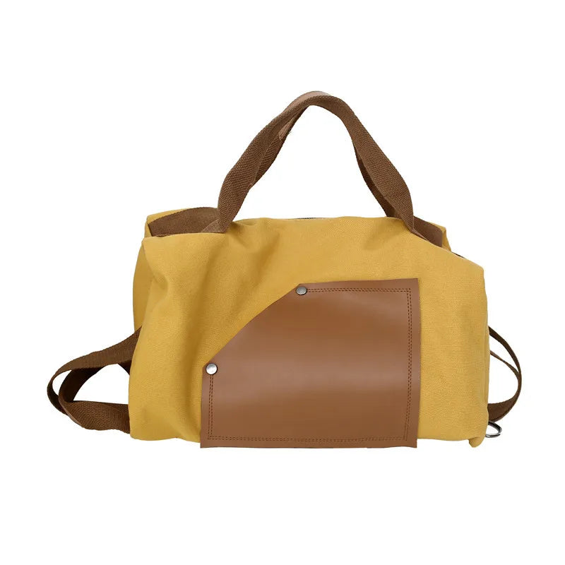 Canvas Backpack Shoulder Bag High-capacity Travel Bag
