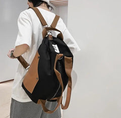 Canvas Backpack Shoulder Bag High-capacity Travel Bag