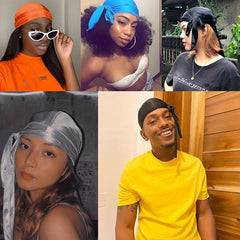 Outdoor Casual Satin Silky Du rag For Men And Women