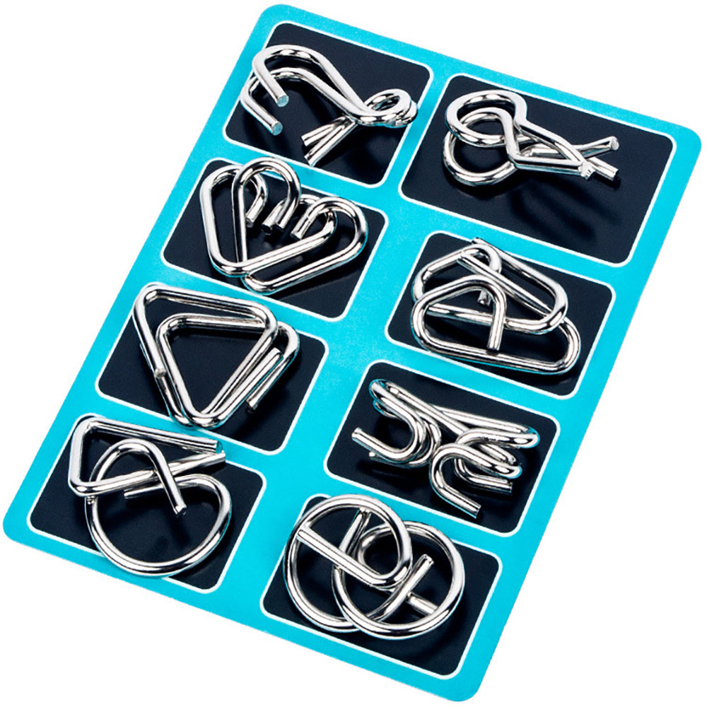 Metal Puzzle Toys Brain Teaser Unlock Intelligence Buckle Decompression Toys