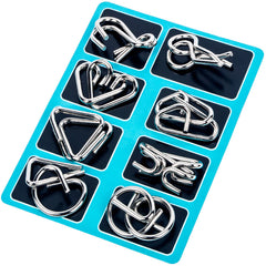Metal Puzzle Toys Brain Teaser Unlock Intelligence Buckle Decompression Toys