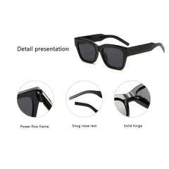 Men's Large Frame UV Protection Sunglasses Vintage Party Glasses