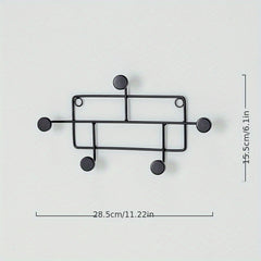 Scandinavian Geometric Metal Wall Hooks