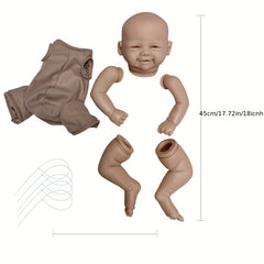 3D Painted and Unpainted Vivienne Reborn Doll Kits DIY Bebe Reborn Kits