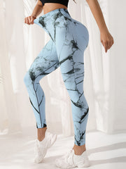 Tie Dye High Waist Yoga Pants Quick Drying Leggings