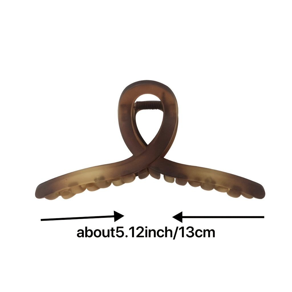 Matte Large Hair Claw Clips for Thick Hair - Big Jaw Clip for Girls