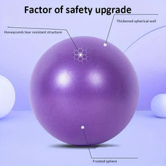 Pilates Mini Exercise Ball and Massage Stretch Ring Set for Workouts