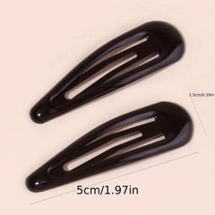 12pcs Solid Hair Clip For Women Girls Accessories