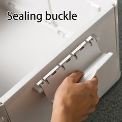 38L Foldable Storage Bin Plastic Dormitory Snack Toy Storage Box