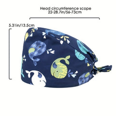 Embroidered Printed Working Hat Cartoon Nurse Hat