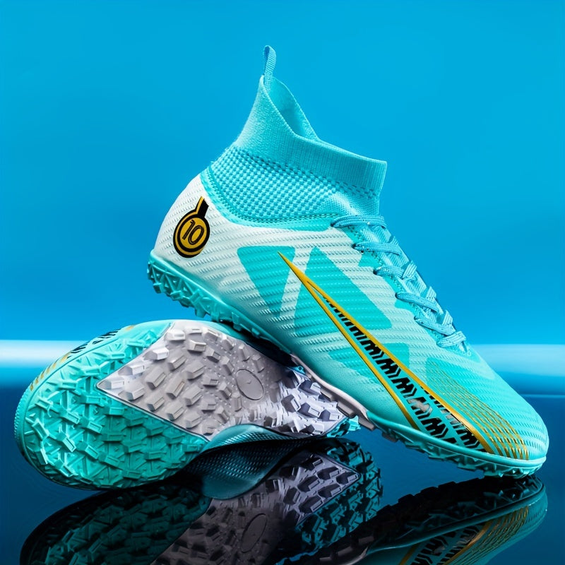 High Top Turf Football Boots for Summer Rainy Training