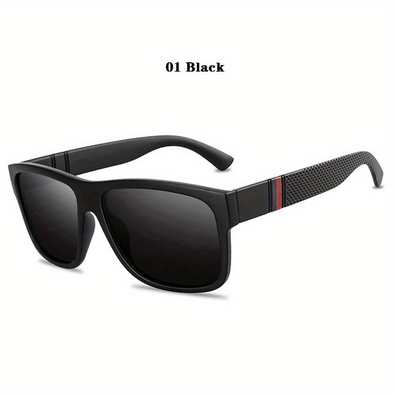 Vintage Large Square Polarized Sunglasses Unisex Driving Fishing UV400