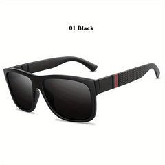Vintage Large Square Polarized Sunglasses Unisex Driving Fishing UV400