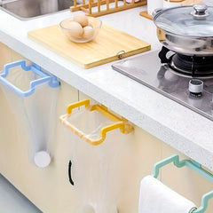 Kitchen Cabinet Door Garbage Bag Hanging Rack Storage Hook