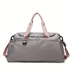 Gym Duffel Bag with Wet Pocket & Shoes Compartment