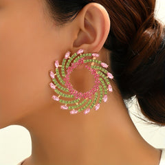 Geometric Shape Personality Earrings Ladies Jewelry Catwalk Accessories